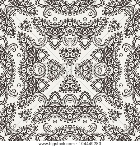 Seamless pattern imitating lace
