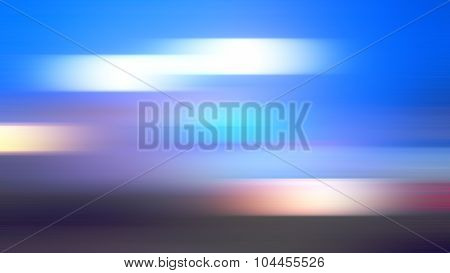 Fast blurred background
