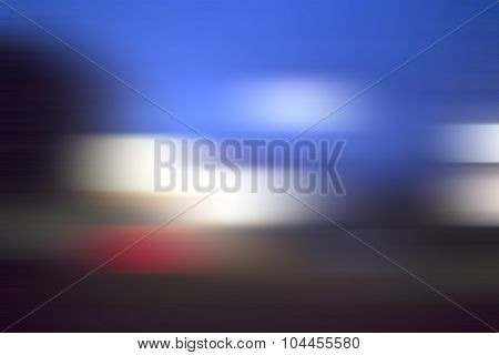 Fast blurred background