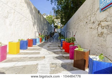 Mykonos Alley, Greece