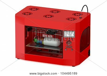 Red 3D Printer