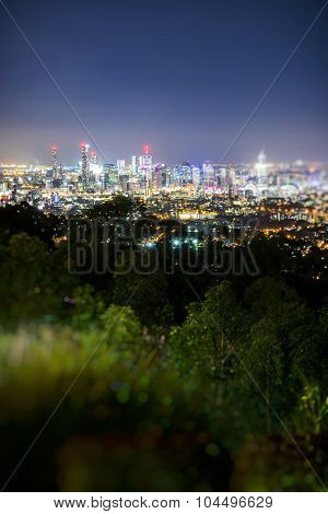 View of Brisbane City from Mount Coot-tha
