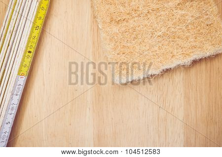 Thermal Insulating Compressed Hemp Fiber Panel And Yardstick