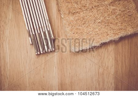 Thermal Insulating Compressed Hemp Fiber Panel And Yardstick