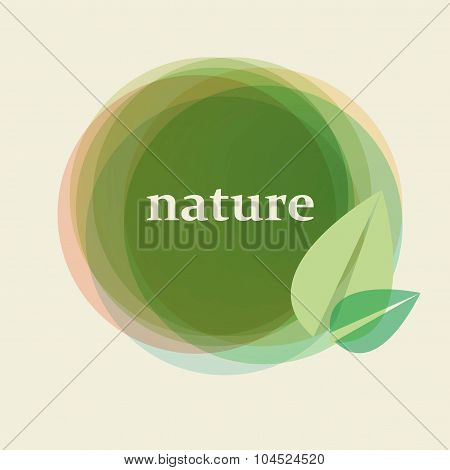 Nature Embleme. Organic Sign.