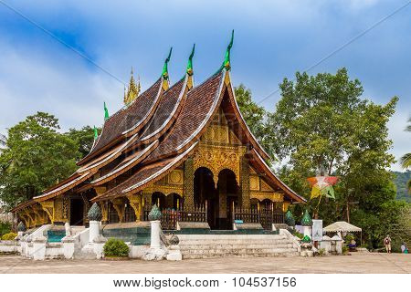 Wat Xieng Thong Temple In Luang Prabang, Laos.