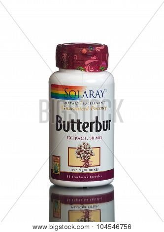 MIAMI, USA - February 12, 2015: Butterbur is intended to provide nutritive support.