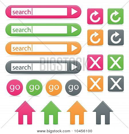 Hladký Web tlačítek