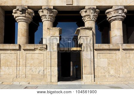 Entrance Of The Debod Temple, Madrid, Spain