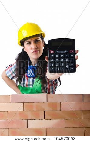 Concept of expensive construction work