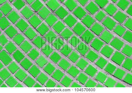 a small mosaic tile brigth light color