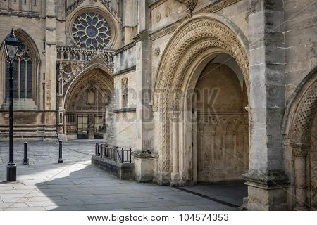 Bristol Cathedral entrance