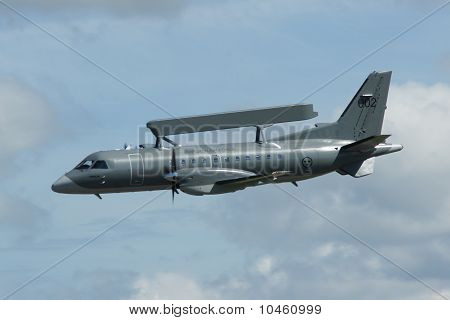 Saab Tp100 Awac Version From Swedish Airforce, From Airshow 2010 At Linköping.