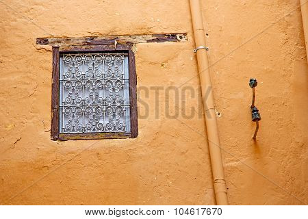 Window In Morocco Africa  Brick Historical