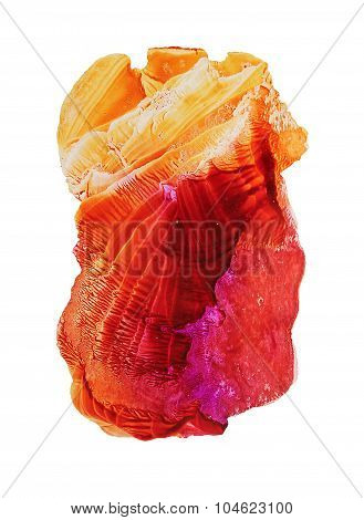 Abstract red watercolor background.