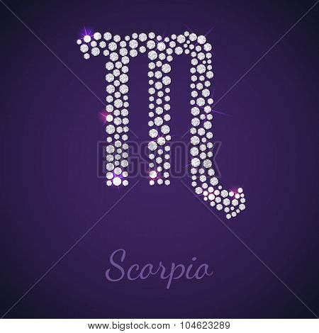 Diamond zodiac Scorpio