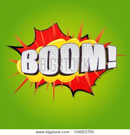 Boom, Comic speech bubble