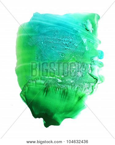 Abstract watercolor background. Monotype effect.