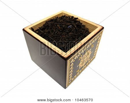 altmodisch-Box mit schwarzer Tee