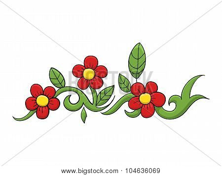 Flower vector illustration