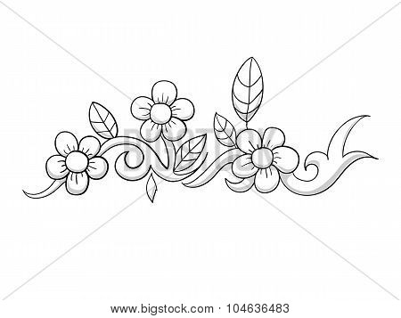 Flower vector illustration