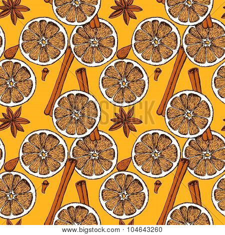 Sketch Christmas Food Decoration