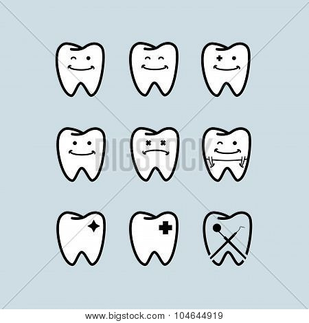 Dentist Logo Vector Template