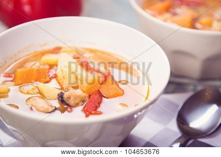 Soup With Mussels