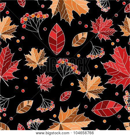 Autumn Seamless Pattern.