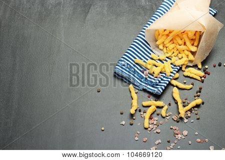 Corn Cheese Puffs With Himalayan Rose Salt And Pepper