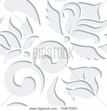 Seamless vector pattern with ornament