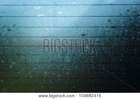 Water Drop On Glass