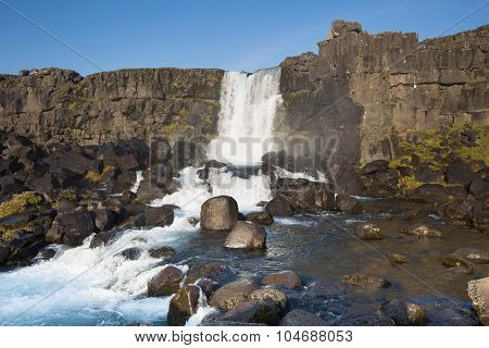 Oxararfoss waterfall