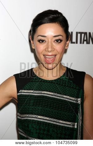 LOS ANGELES - OCT 12:  Aimee Garcia at the Cosmopolitan Magazine's 50th Anniversary Party at the Ysabel on October 12, 2015 in Los Angeles, CA