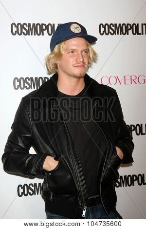 LOS ANGELES - OCT 12:  Cody Simpson at the Cosmopolitan Magazine's 50th Anniversary Party at the Ysabel on October 12, 2015 in Los Angeles, CA