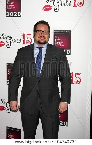 LOS ANGELES - OCT 11:  Chaz Bono at the Les Girls 15 at the Avalon Hollywood on October 11, 2015 in Los Angeles, CA