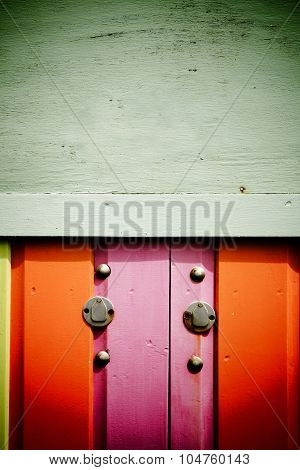 Wooden Texture With Keyhole