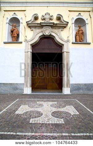 Vanzaghello Italy   Church    And Mosaic Sunny