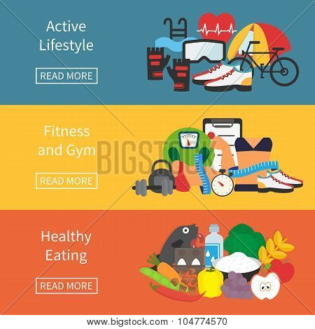 Healthy lifestyle vector infographic