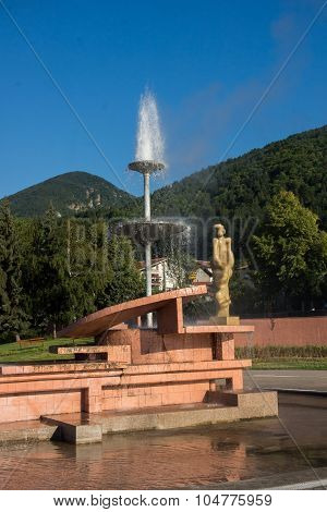 Geyser in Town of Sapareva Banya