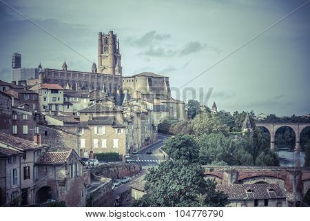 View Of The Albi, France