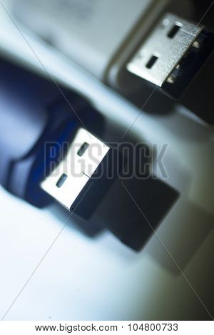 Two Usb Flash Drive Pendrives It Pc Memory Storage