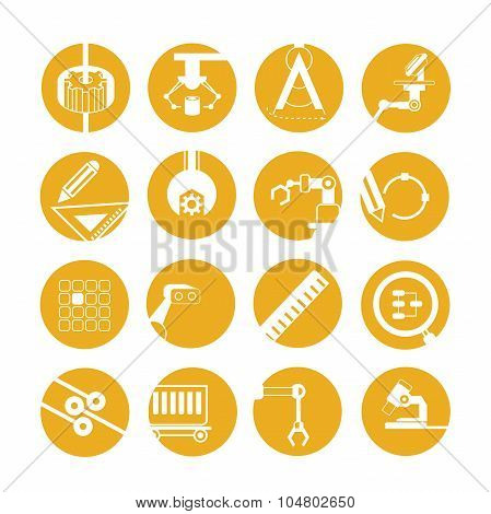 automated robot icons
