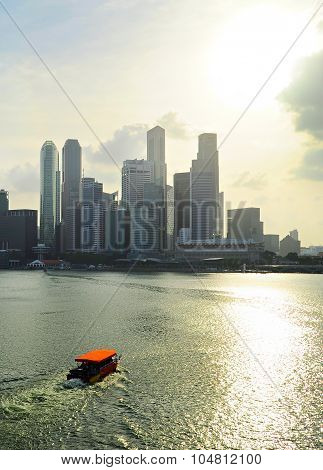 Singapore At Sunset