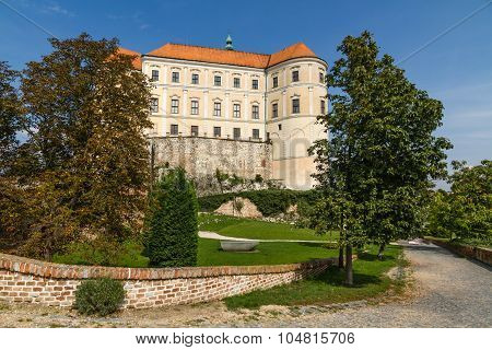 Side Wall Of Mikulov Castle -  Czech Republic