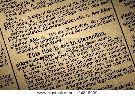 Visual Of A Portion Of Text Saying 