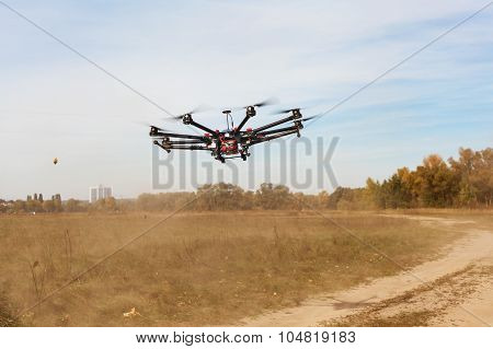 Octocopter, copter, drone