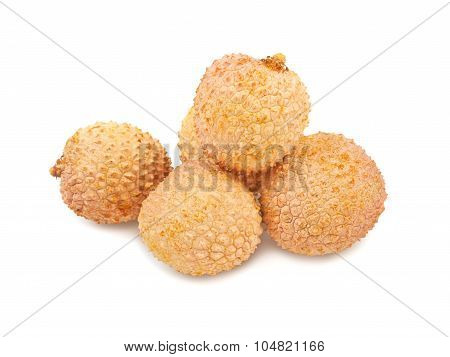 Asian Fruit Lichee Isolated