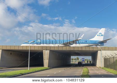 Airplane Over Highway