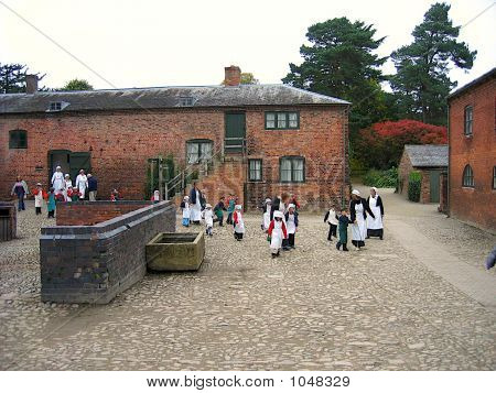 School-groep op Erddig